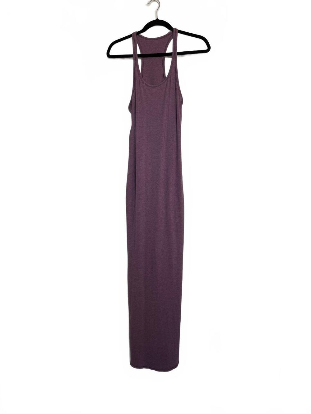 Lululemon Purple Racerback Maxi Dress with Side Slit